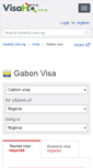 Mobile Screenshot of gabon.visahq.com.ng