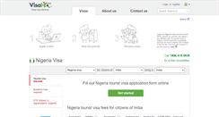 Desktop Screenshot of nigeria.visahq.in