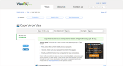 Desktop Screenshot of cape-verde.visahq.com.ng