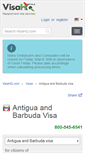 Mobile Screenshot of antigua-barbuda.visahq.com