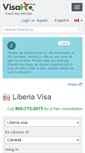 Mobile Screenshot of liberia.visahq.ca