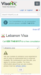 Mobile Screenshot of lebanon.visahq.co.uk