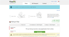 Desktop Screenshot of kenya.visahq.co.uk