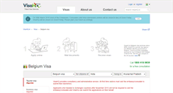 Desktop Screenshot of belgium.visahq.in