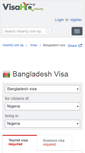 Mobile Screenshot of bangladesh.visahq.com.ng