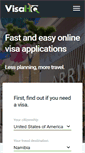 Mobile Screenshot of namibia.visahq.com
