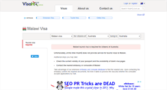 Desktop Screenshot of malawi.visahq.com.au