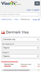 Mobile Screenshot of denmark.visahq.com.ng