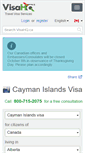 Mobile Screenshot of cayman-islands.visahq.ca