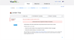 Desktop Screenshot of jordan.visahq.com.au