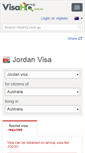 Mobile Screenshot of jordan.visahq.com.au