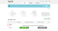 Desktop Screenshot of niger.visahq.ca