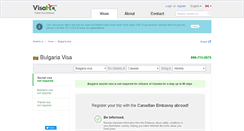 Desktop Screenshot of bulgaria.visahq.ca