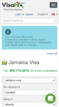 Mobile Screenshot of jamaica.visahq.ca