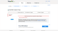 Desktop Screenshot of norfolk-island.visahq.com.ng