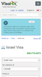 Mobile Screenshot of israel.visahq.ca