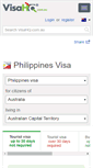 Mobile Screenshot of philippines.visahq.com.au