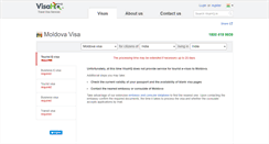 Desktop Screenshot of moldova.visahq.in