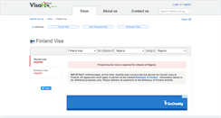 Desktop Screenshot of finland.visahq.com.ng