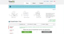 Desktop Screenshot of kazakhstan.visahq.ca