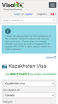 Mobile Screenshot of kazakhstan.visahq.ca
