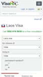 Mobile Screenshot of laos.visahq.in