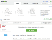 Tablet Screenshot of laos.visahq.in