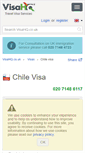 Mobile Screenshot of chile.visahq.co.uk