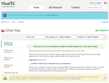 Tablet Screenshot of chile.visahq.co.uk