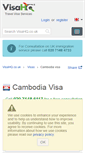Mobile Screenshot of cambodia.visahq.co.uk