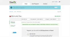 Desktop Screenshot of bermuda.visahq.com