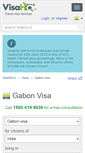 Mobile Screenshot of gabon.visahq.in