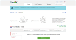 Desktop Screenshot of cambodia.visahq.com