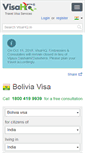 Mobile Screenshot of bolivia.visahq.in