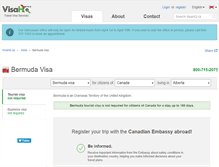 Tablet Screenshot of bermuda.visahq.ca