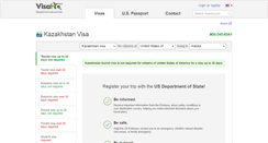 Desktop Screenshot of kazakhstan.visahq.com