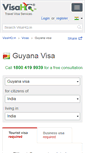 Mobile Screenshot of guyana.visahq.in