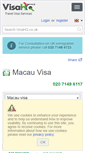 Mobile Screenshot of macau.visahq.co.uk