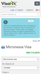 Mobile Screenshot of micronesia.visahq.ca