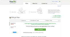Desktop Screenshot of kenya.visahq.in