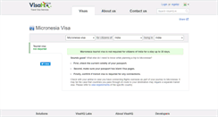 Desktop Screenshot of micronesia.visahq.in