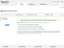 Tablet Screenshot of micronesia.visahq.in