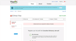 Desktop Screenshot of eritrea.visahq.ca
