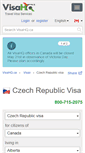 Mobile Screenshot of czech-republic.visahq.ca