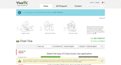 Desktop Screenshot of chad.visahq.co.uk