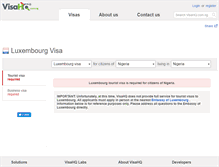 Tablet Screenshot of luxembourg.visahq.com.ng