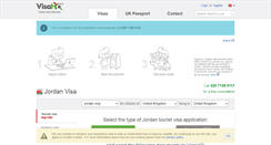 Desktop Screenshot of jordan.visahq.co.uk