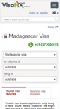 Mobile Screenshot of madagascar.visahq.com.au