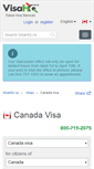 Mobile Screenshot of canada.visahq.ca