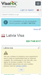 Mobile Screenshot of latvia.visahq.co.uk